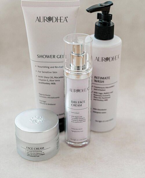 Gamme de soins au lait d'ânesse Aurodhea